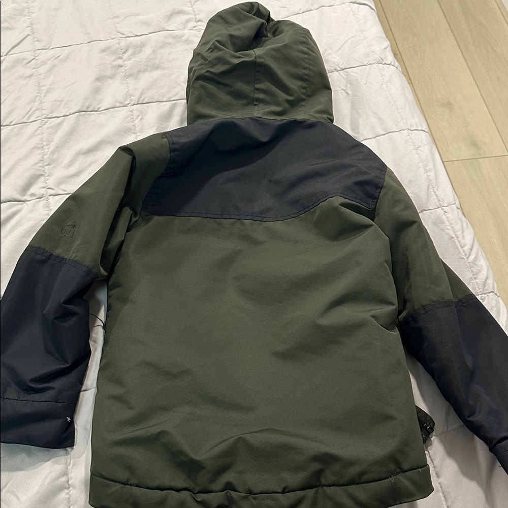 Pacific Trail Olive and Charcoal Puffer Jacket - Picture 2 of 5